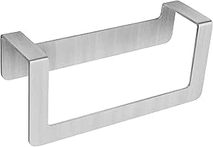 WEISSENSTEIN Toallero pequeño baño Adhesivo | Portatoallas Pared Acero Inoxidable | Toallero sin Taladro | Toallero Bidet 22cm