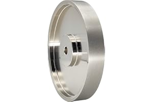 CAQUXIL CBN Grinding Wheel 6" Dia x 1" Wide, 1/2 inch Arbor, Sharpen High Speed Steel Cutting Tools, Diamond Grinding Wheel Grit #600