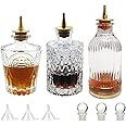 Bitters Bottle Set - Glass Vintage Bottle, Decorative Bottles With Zinc Alloy Dash Top Great Bottle For Your Bitters 3 - View #5