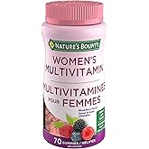 NATURE'S BOUNTY Women's Multivitamin, Helps Metabolize Nutrients, Helps Maintain Bones, Cartilage, Teeth & Gums, Aids Body In