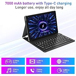 Xgody 10.1 Inch Tablet Android 13,12GB RAM+128GB