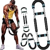 Twister Arm Trainer, Adjustable 5 Resistance Levels (30-130 lbs) Chest & Arm Workout Equipment for Men & Women