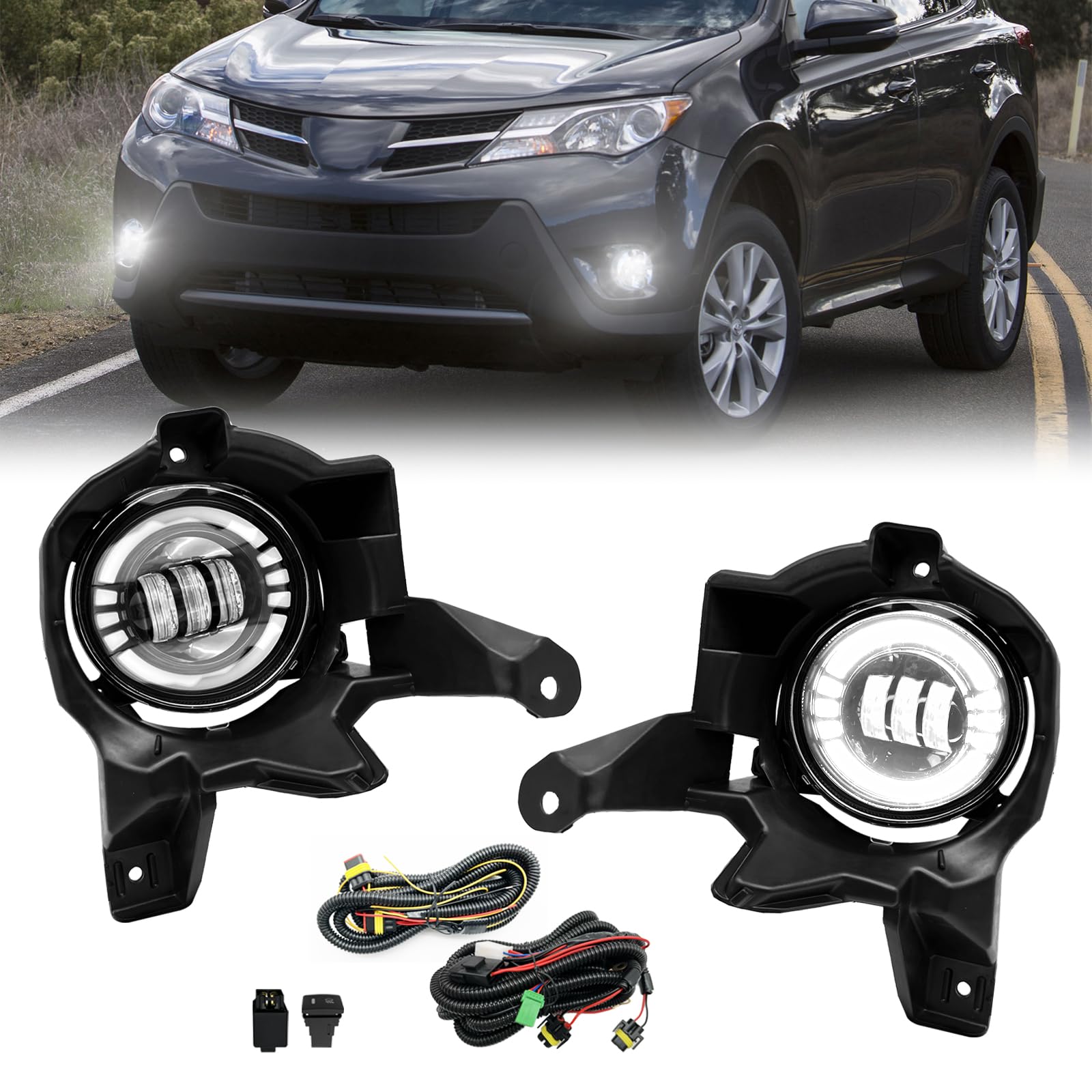 Shocklight LED&DRL Fog Lights fit for 2013 2014