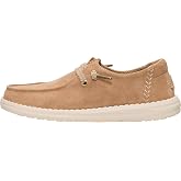 HEYDUDE Women's Wendy Craft Suede Slip On Shoe | Travel Ready Easy On | Easy On System, Removable Foam Insole, Lightweight Flexible Outsole, Reliable Traction, HEYCOMF Cushioning, Soft Flexible Fit