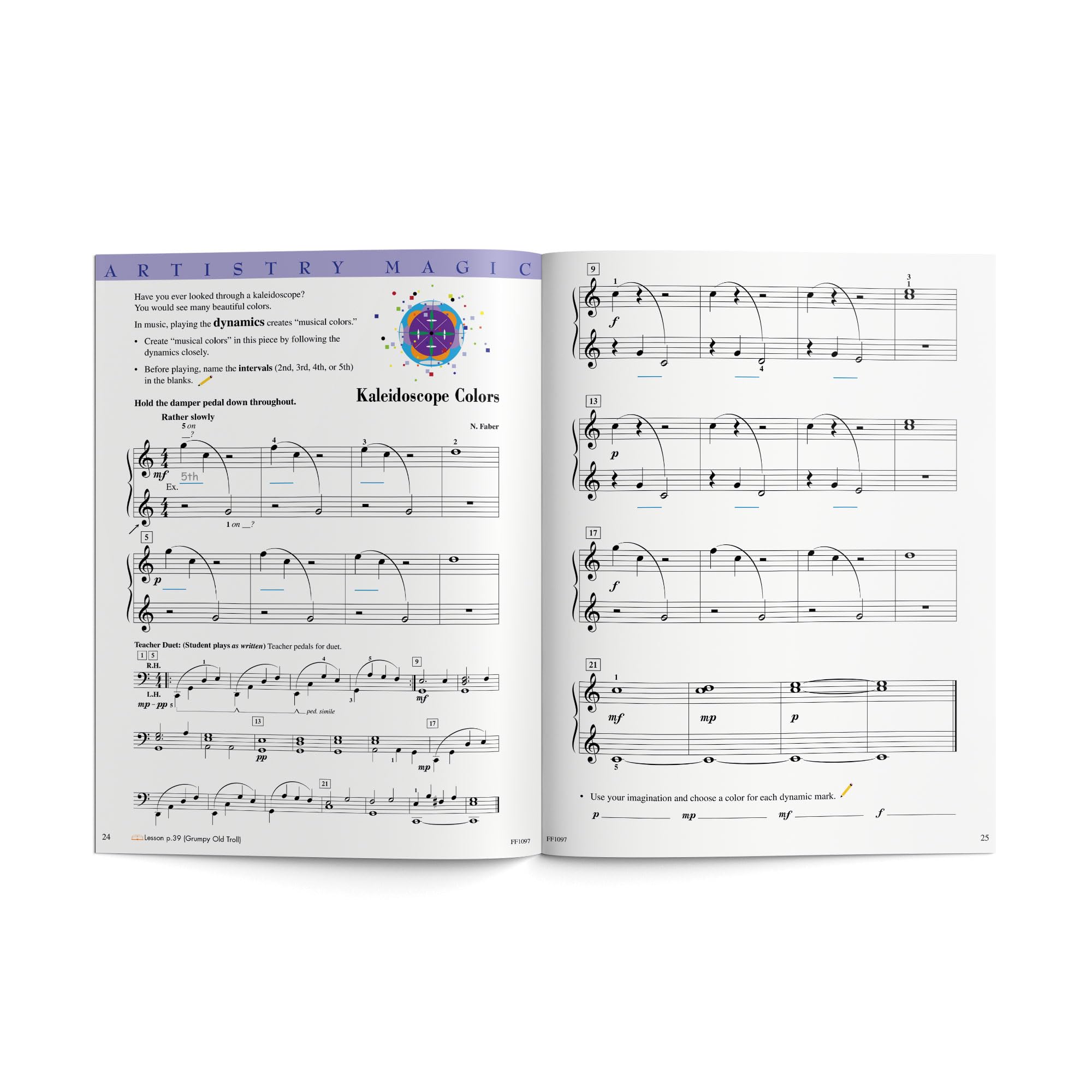 Piano Adventures® – Level 1 Technique & Artistry Book