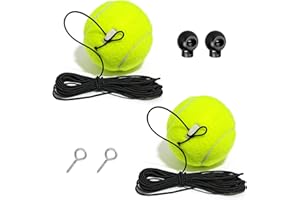 CCHRN 2 PCS Garage Parking Aid Ball, Retracting Parking Ball Guide System Precise Stop Indicator with Rope, Garage Tennis Bal