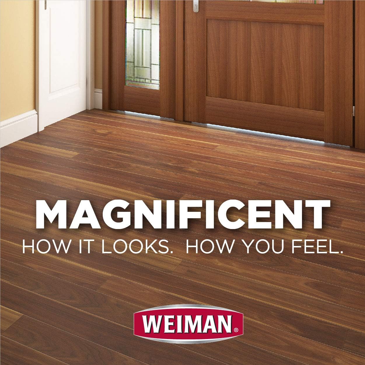 Weiman Hardwood Floor Cleaner and Polish Restorer Combo - 2 Pack - High-Traffic Hardwood Floor, Natural Shine, Removes Scratches, Leaves Protective Layer - Packaging May Vary: Health & Personal Care