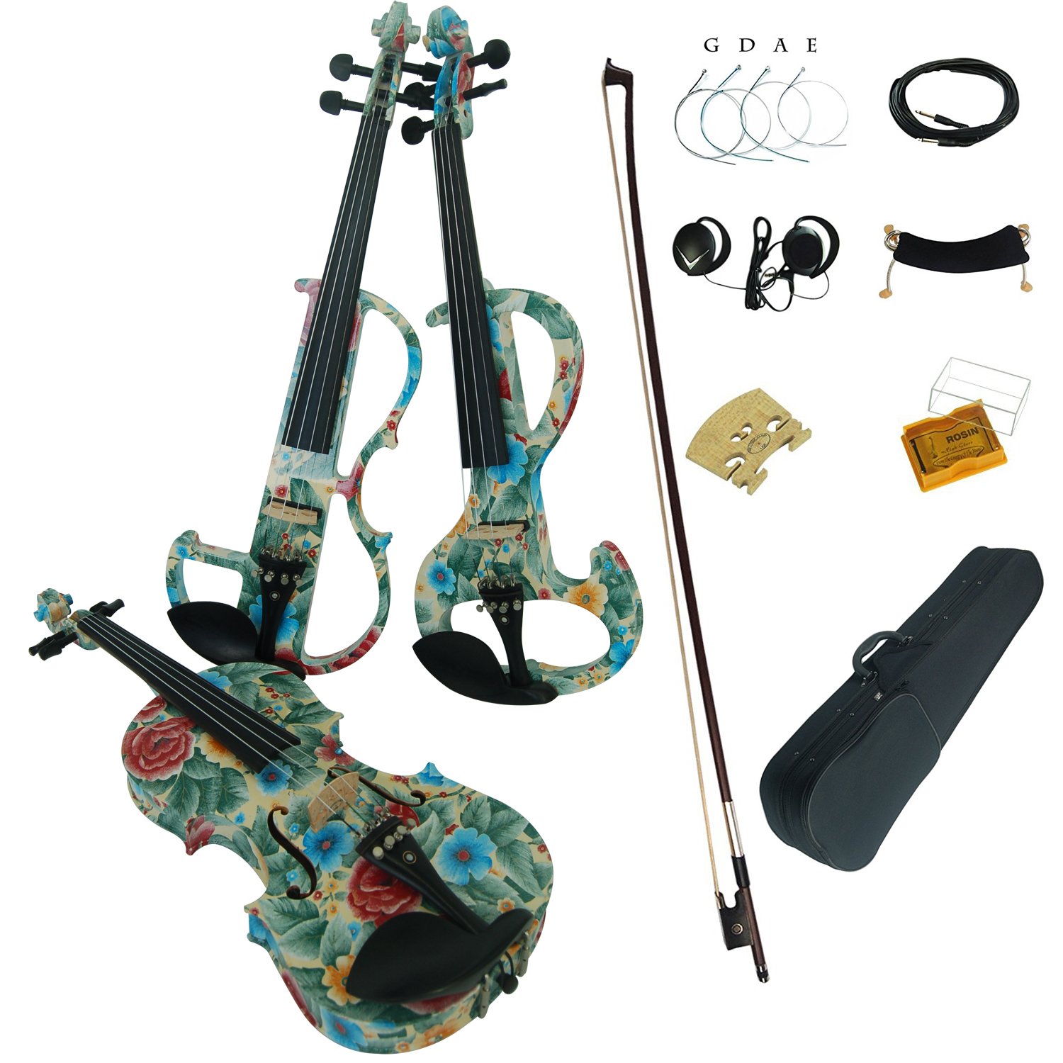 Leeche Wood Electric Violin Full Size 4/4 Advanced