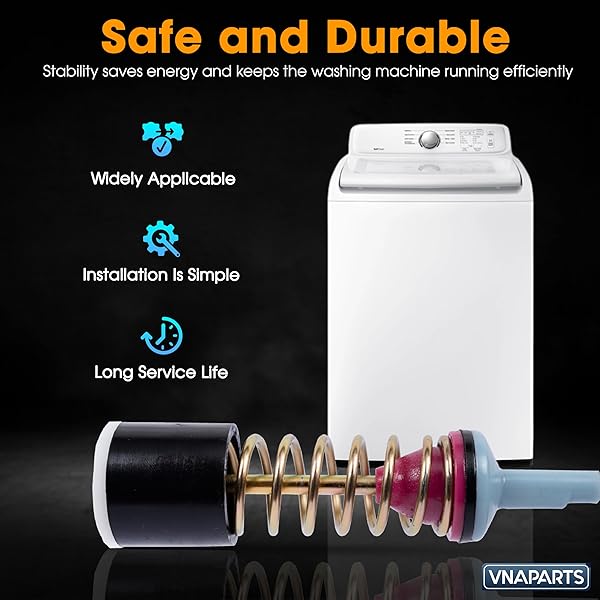 UPGRADE DC68-03172B-03 DC97-16350D DC68-03172C DC68-03172D-00 FOR SAMSUNG WASHER SUSPENSION RODS WA50R5200AW/US, WA50R5400AV/US, WA45M7050AW/A4, WA50R5200AV/A4, WA50R5400AW/US, WA45T3200AW/A4 REPLACES