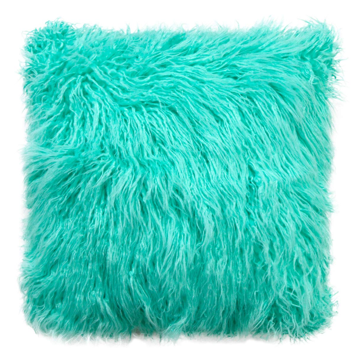 iCasso Faux Fur Cushion Cover, Deluxe Home Decorative Super Soft Plush