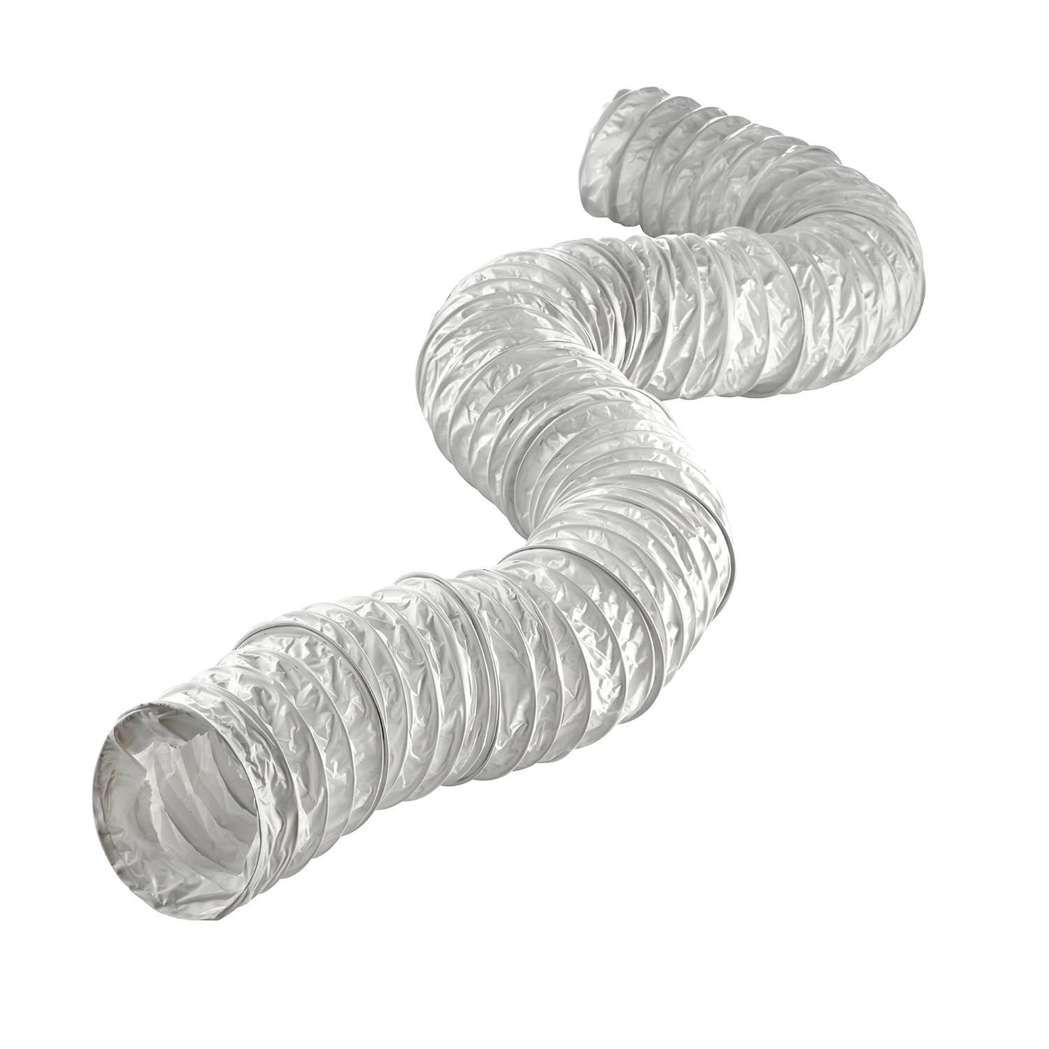 Lambro Industries 1309 4" x 8', White, Vinyl Vent Hose