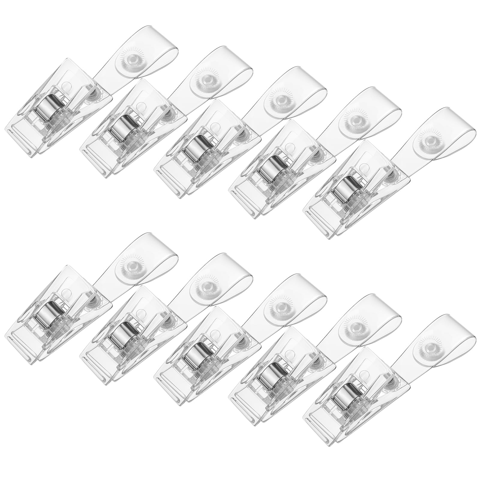 Photo 1 of 10 Pcs Plastic Garden Flag Clips Adjustable Anti-Wind Garden Flag Clips Rubber Flag Stoppers for Garden Flag Poles Stand, to Keep Flags in Place
