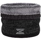 Azarxis Winter Neck Warmer Gaiter – Thick Thermal Fleece Ski Cover Windproof Face & Neck Mask for Men and Women