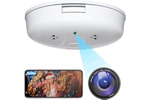 Mayycinco Spy Camera Hidden Camera Smoke Detector WiFi 1080P Small Cameras Nanny Cam with Motion Detection,Indoor Camera for Home Security Camera No Audio