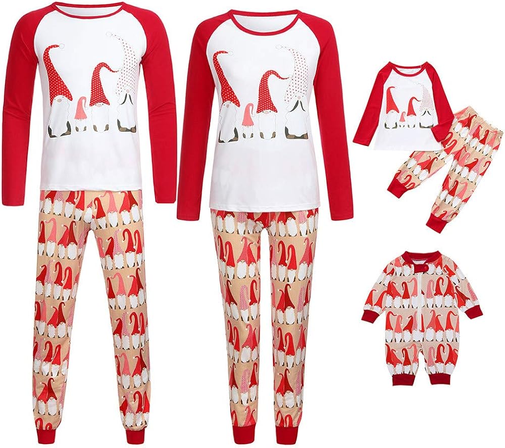 Weihnachtsschlafanzug Familie Set - Langarm Pyjamas Mit Hirsch-Motiv Für Damen, Herren & Kinder