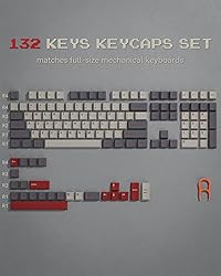 Womier Keycaps, Custom PBT Doubleshot Keycaps 60 65