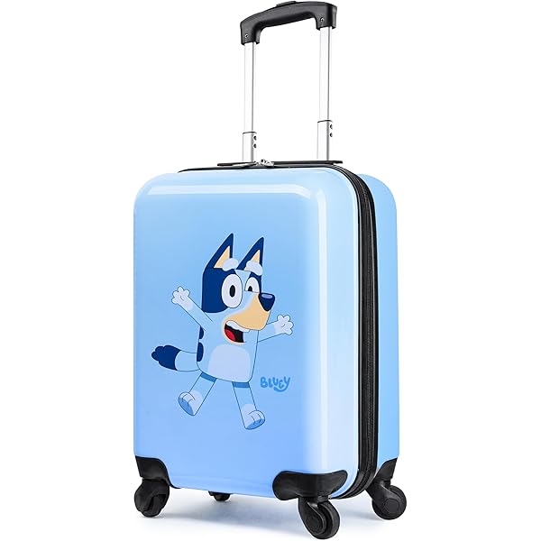 BlueY Children's Suitcase, 49 cm, 30 Litres, 4 Wheels, Blue Travel