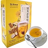 LENITH Korean Traditional Jerusalem Artichoke, Sunroot Tea for Drinkig 돼지감자차_0.67 oz (1.2g x 16 Teabags)