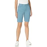 Gloria Vanderbilt Womens Amanda High Rise Bermuda Short Petite