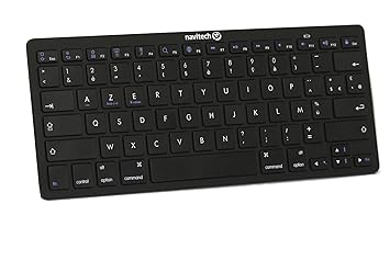 Navitech Keyboard Cover schwarz Clavier Bluetooth