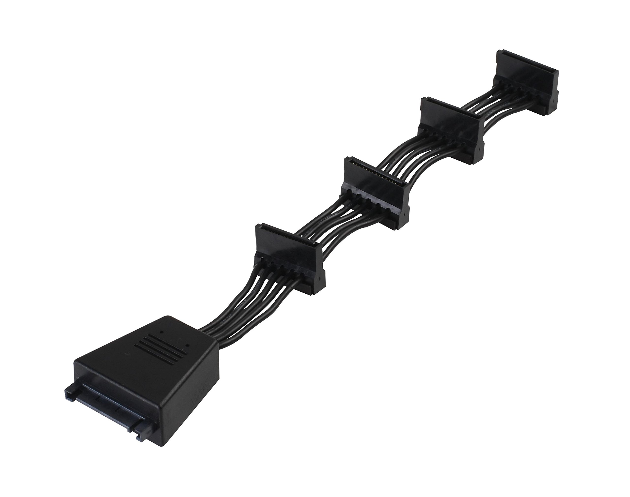 SilverStone SST-CP06 - One to Four SATA Connectors Adapter Cable, two 2200µF capacitors