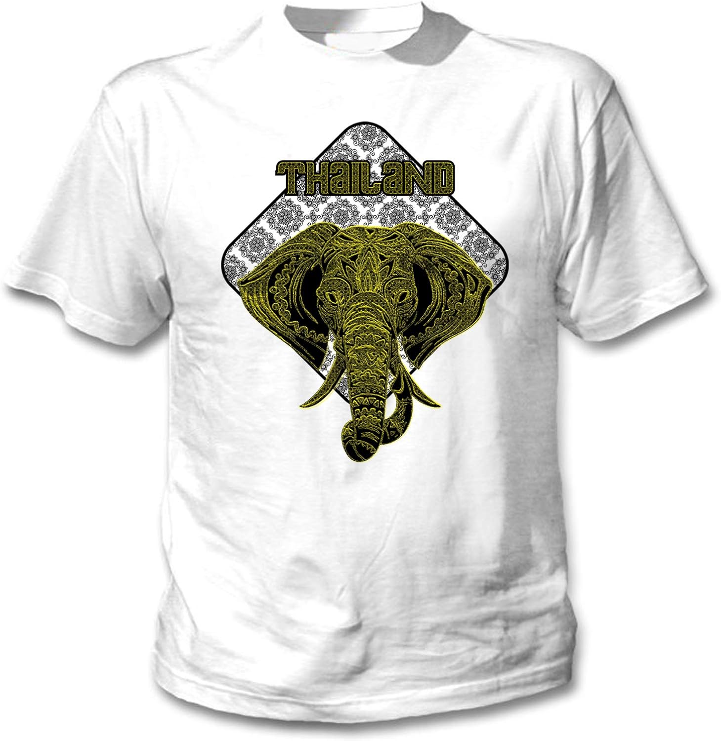 teesquare1st Men's Bangkok Thailand White TShirt Amazon.co.uk