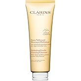 Clarins Hydrating Gentle Foaming Face Cleanser | Cleanses, Soothes, and Softens | Contains Aloe Vera to Boost Hydration | Soap-Free | SLS-Free| Normal To Dry Skin Type