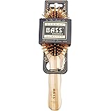 Bass Brushes | The Green Brush | Bamboo Pin + Bamboo Handle Hair Brush | Medium Oval