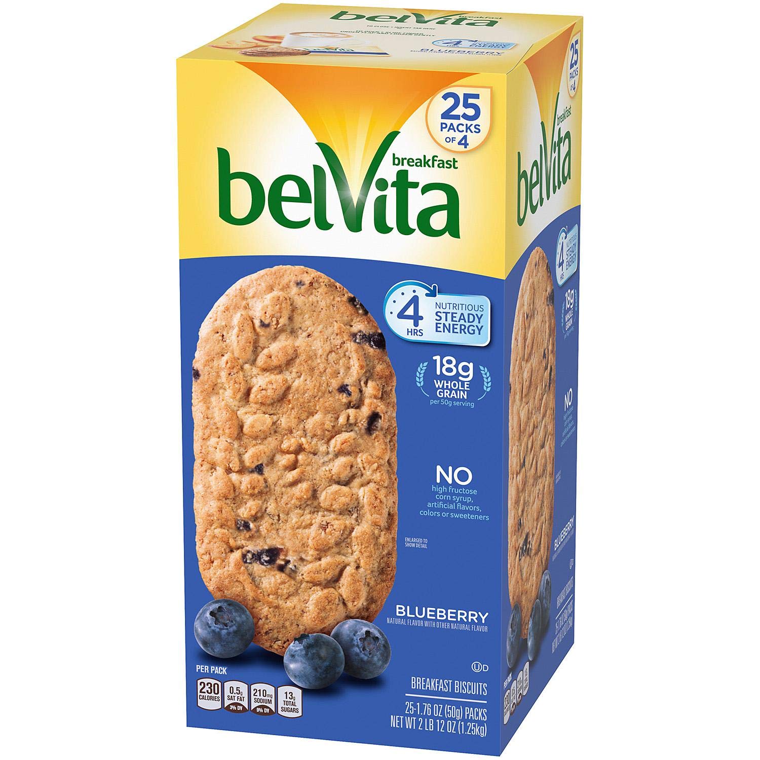 Belvita Blueberry Breakfast Biscuits 25 packs
