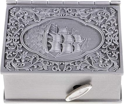 non-brand Caja de Música en Relieve Forma de Libro Estilo ...