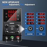 RUZIZAO 30V 5A DC Bench Power Supply Variable 0.01V 0.001A USB 5V/2A view 4