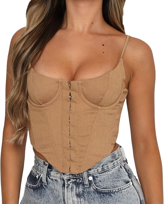 asymmetric bustier top
