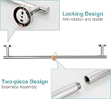 SAYAYO Towel Rail Wall Mounted 60CM Chrome SUS304 -600-C view 3