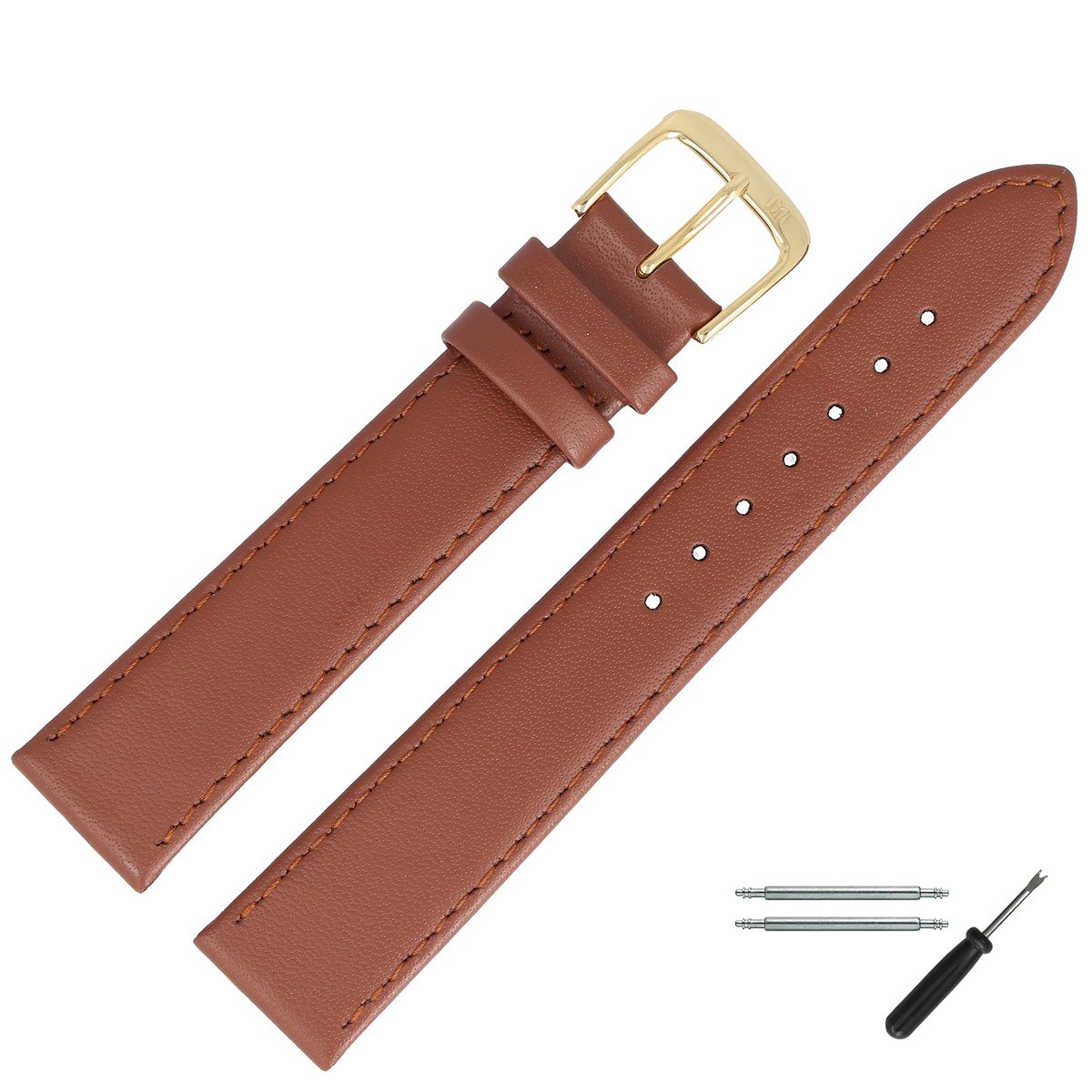 MARBURGER Watch Strap 18 mm Leather – Tool Assembly Set 75918