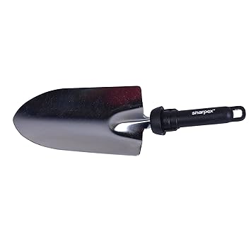 Sharpex Trowel Hard Steel Gardening Tool (Silver)