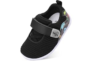 L-RUN Barefoot Shoes Toddler Sneakers Boys Girls Lightweight Shoes Knit Kids Walking Shoes for Indoor Outdoor