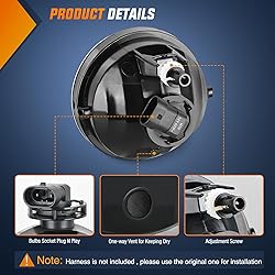 Nilight Fog Light Assembly Compatible with Toyota