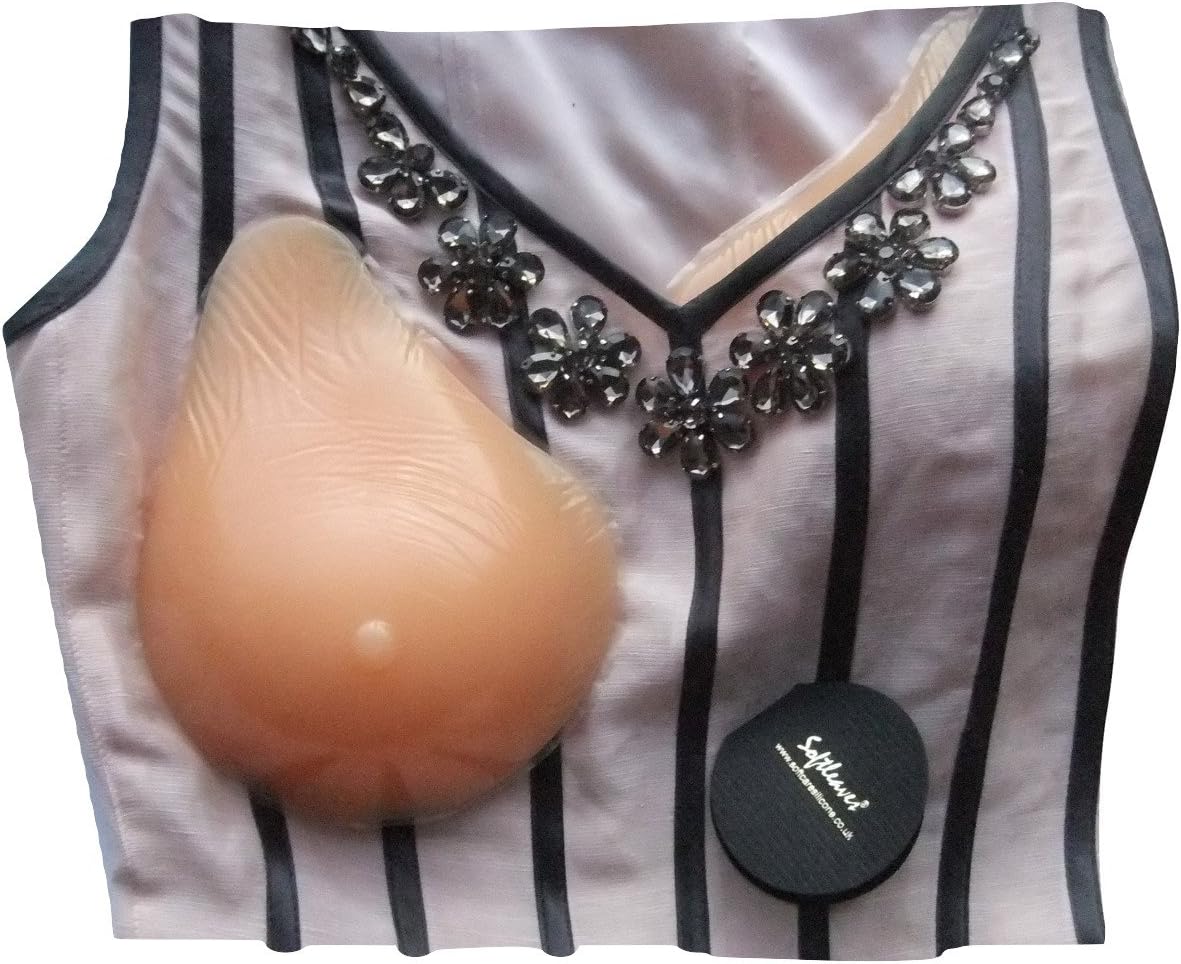 Softleaves ReelLook X100 Silicone Breast Forms Set Pair and Skin Adhesive Tapes