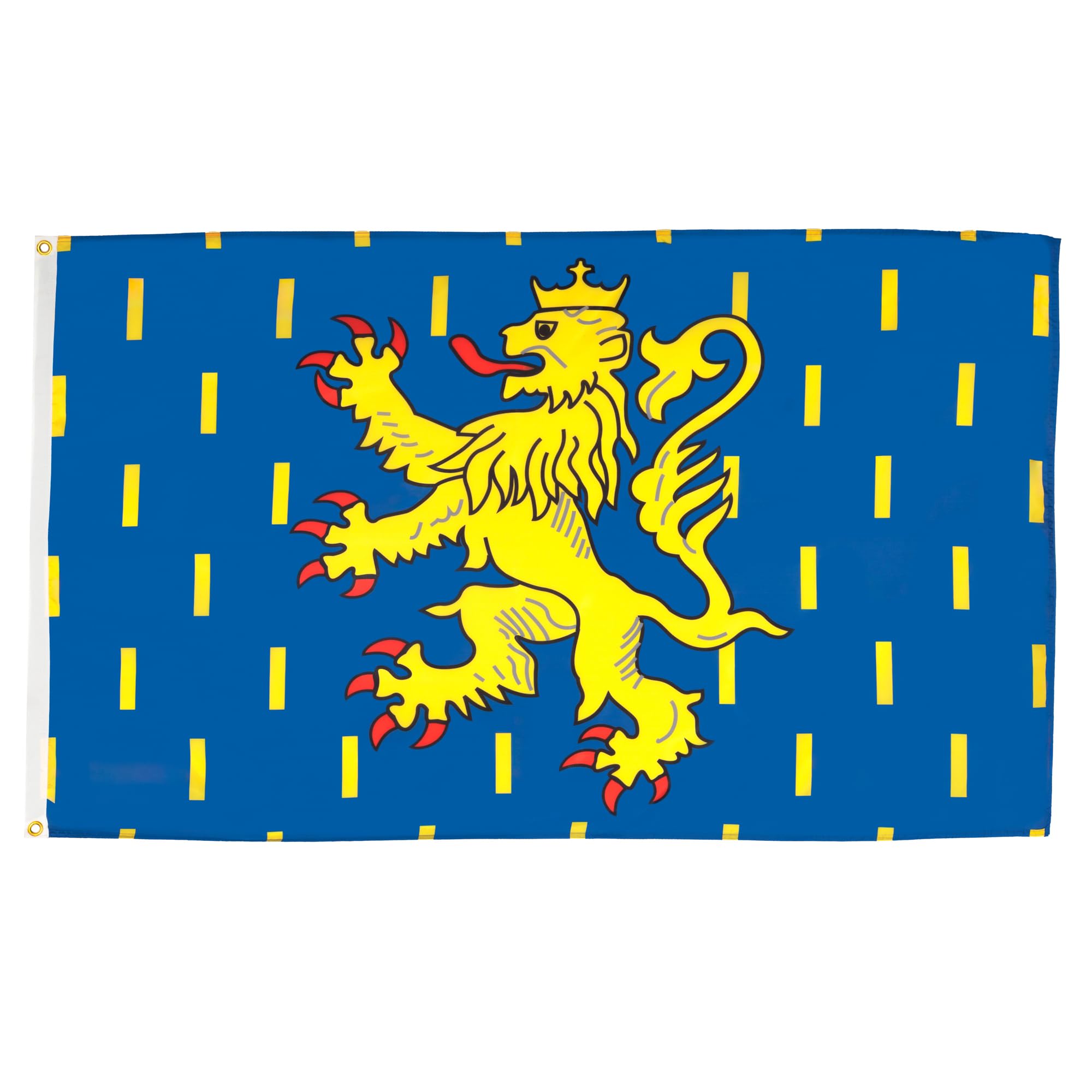 AZ FLAG - Franche-Comte Flag - 3x5 Ft - 100D Polyester French Region Of Franche-Comte Banner with Two Metal Grommets - Fade Resistant - Vivid Colors - 3' x 5' Feet - 150x90 Cm