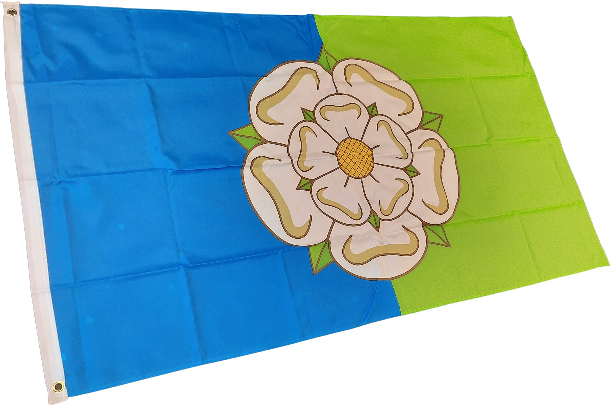 NWFlags East Riding of Yorkshire Flag 5ft x 3ft 75d Premium Polyester Suitable For Flagpoles | Strong Polyester 5x3 foot material East Yorkshire flag with Eyelets