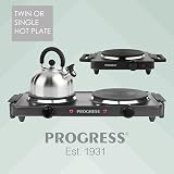 Progress EK4399P Electric Twin Hot Plate 1500W 1000W Dual Temperature view 4