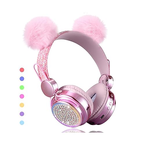 Led Girly Wireless Headphones Gaming Headset Wireless Headset