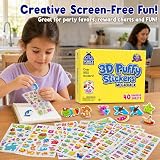 Purple Ladybug 3D Puffy Stickers Kids 40 Sheets 950+ Assorted view 7