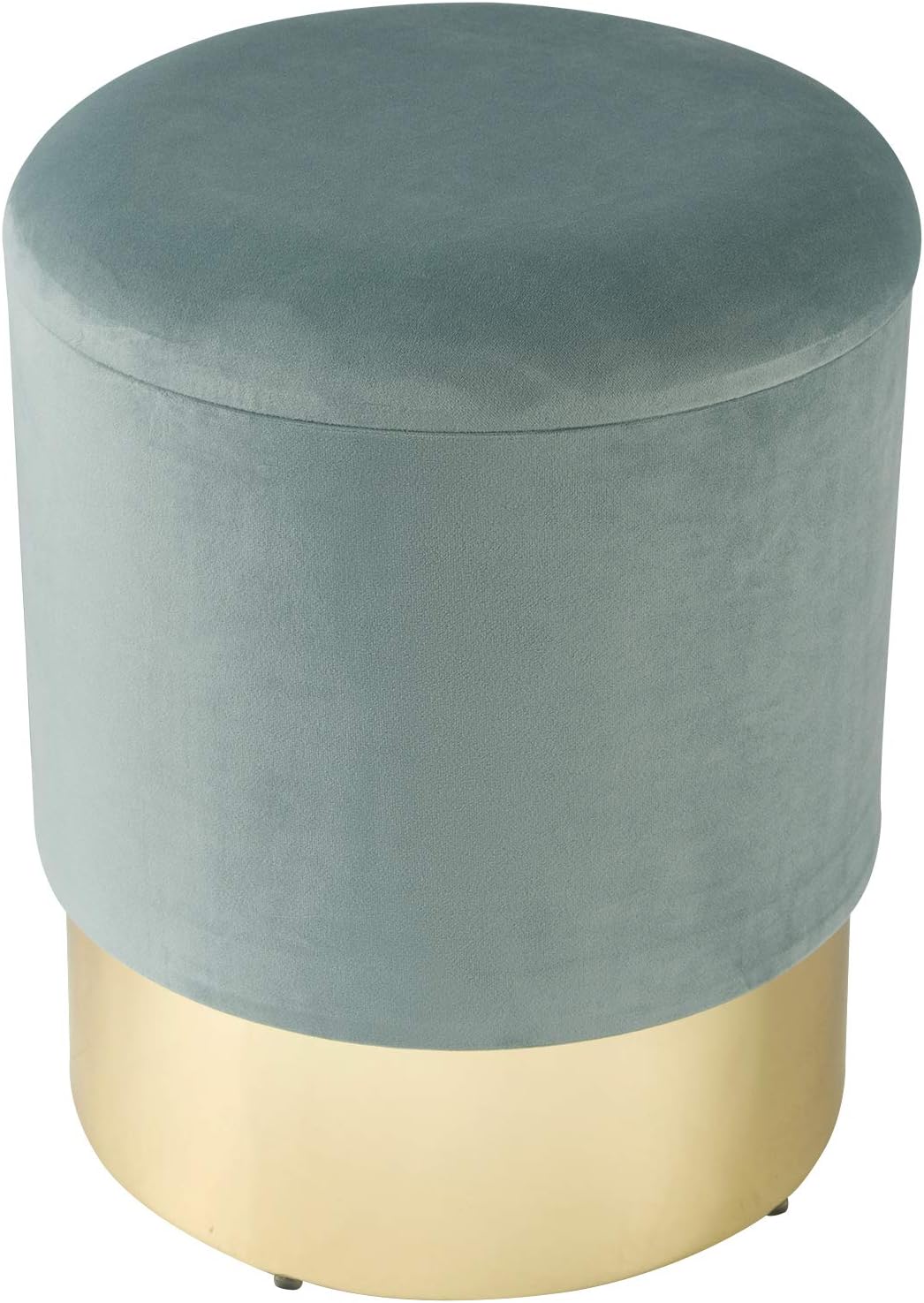 WOLTU SH50ts Pouf Contenitore con Coperchio Rimovibile Poggiapiedi Sgabello Basso per Salotto