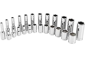 Great Neck 24PC 1/4" DR SCKT MET Multicolor 18622 One Size