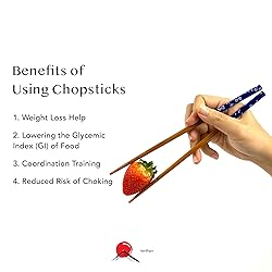 JapanBargain 3645, Bamboo Chopsticks Reusable