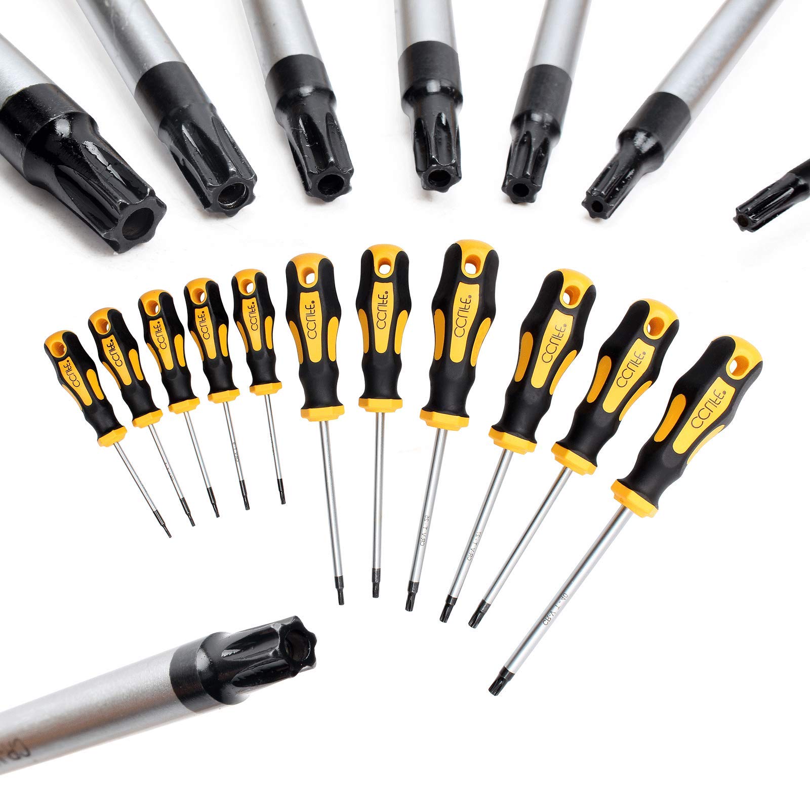 11 pcs T-Star Torx Screwdriver Set T6-T40 Tamperproof