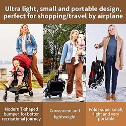 COOL KIDS Portable Stroller with Automatic