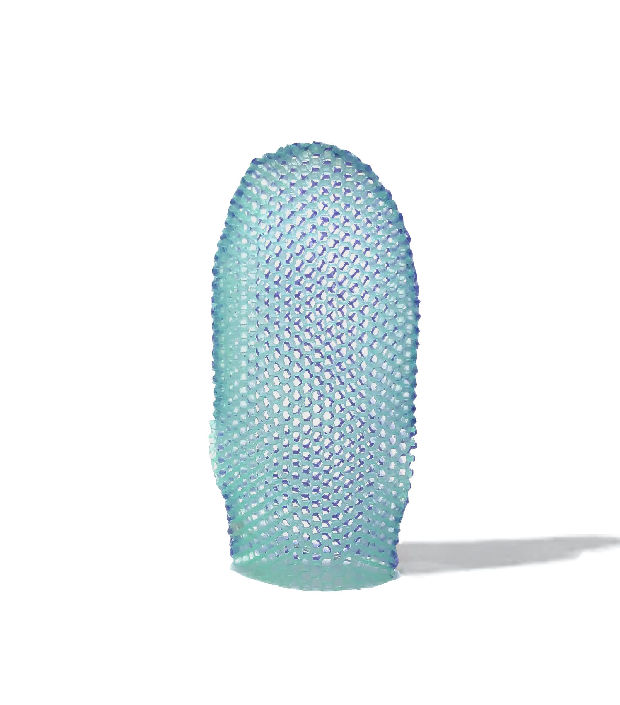 Supracor Stimulite Dual-Sided Bath Mitt Lavender side (softer texture) Green side (firmer texture)