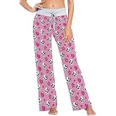 Gugusary Pajama Pants Comfy Drawstring Wide Leg Lounge Pants Casual Loose